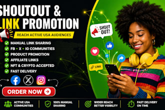 shoutout and share your website link to active 80m USA fb x ig communities