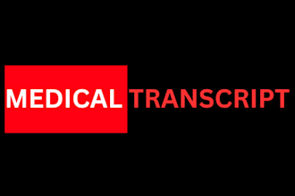 do medical transcription service and presentation
