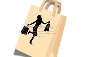 created to a business brand and logo