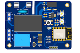 design iot pcb esp32 arduino wifi ble schmatic gerber ready for manufacturing