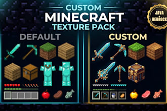 create a custom minecraft texture pack resource pack items for java and bedrock