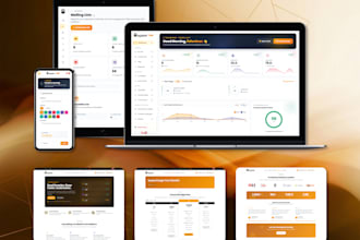 develop a custom saas dashboard web application