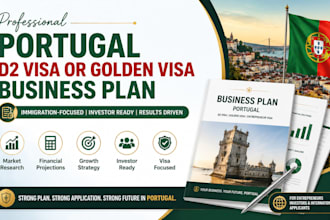 portugal d2 visa business plan or golden visa business plan