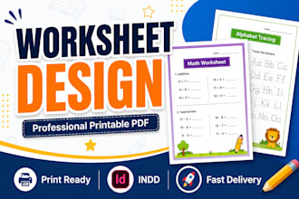 design printable worksheets and workbooks in adobe indesign