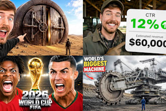 mrbeast style high CTR youtube thumbnail