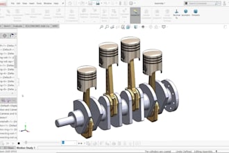design 3d models and parts in solidworks