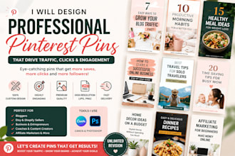 design professional pinterest pins for your business
