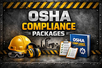 build your osha compliance program, safety manual, training and risk assessments