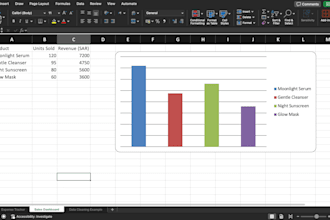 do excel data entry and create professional spreadsheets