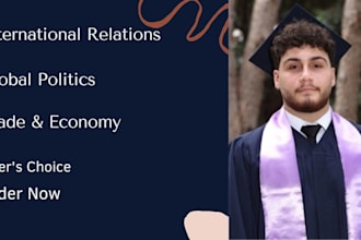 write international relations and political articles