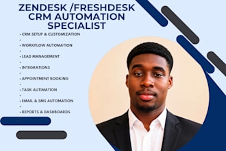 setup your zendesk freshdesk CRM email marketing automation