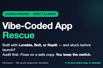 audit and fix your lovable bolt or replit app