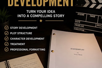 write a professional screenplay or script