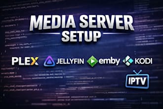 setup and configure plex, jellyfin on linux server, qnap, ugreen, synology nas