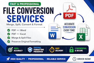 merge, split, and convert PDF, word, and excel files
