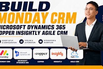 build monday CRM microsoft dynamics 365 copper insightly agile CRM