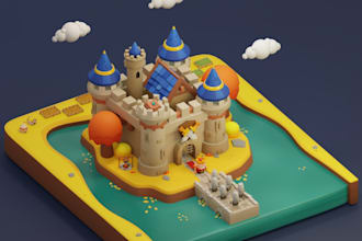 create a stylized 3d environment for your game in blender