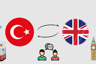 translate from english to turkish, from turkish to english