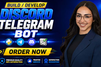 build telegram bot discord bot crypto trading bot ai automation python script