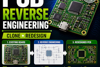 reverse engineer clone and redesign your pcb professionally