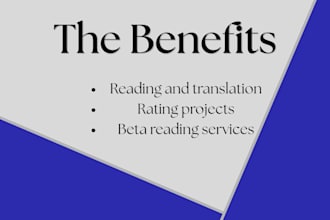 service of beta reading and programming
