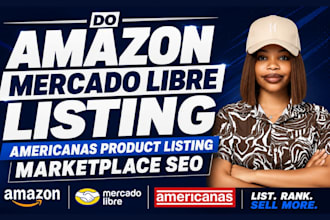 do amazon mercado libre listing americanas product listing marketplace SEO