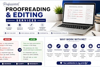 proofread, edit, and improve your writing