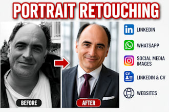 edit professional ai headshots for linkedin and corporate portraits