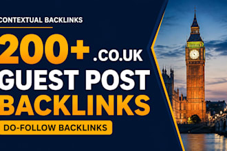 create UK guest post backlinks