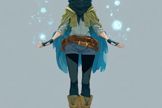draw a character in manga style