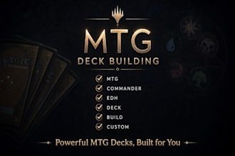a custom mtg commander edh deck