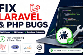 fix laravel PHP bugs errors and 500 issues