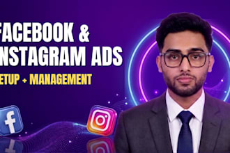 run facebook and instagram ads campaign as meta ads expert