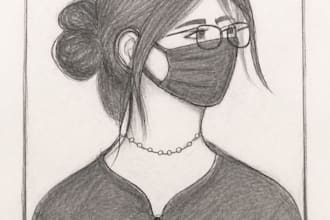 sketches, pinterest pins and canva design