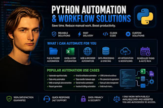 build custom python automation scripts