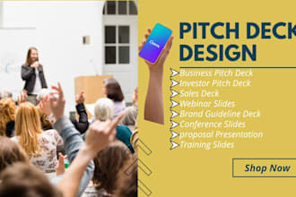 design sales pitch deck training webinar presentation slides brand proposal