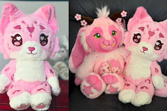 make custom handmade plush toy amigurumi stuffed animal plush toy for you