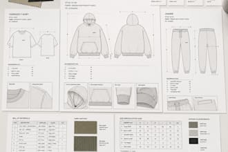 create streetwear tech packs for hoodies joggers and t shirts