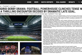 write a sports article