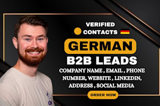 do german b2b lead generation and targeted linkedin list building