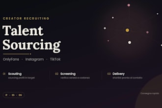 do talent scouting for onlyfans agencies