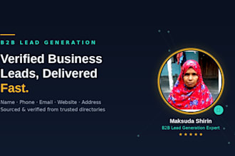 do b2b lead generation and web research