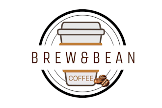 modern coffee shop logo desing
