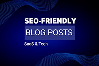 write SEO friendly blog posts and articles