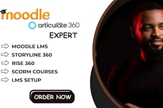 setup moodle lms and create articulate storyline 360 scorm courses