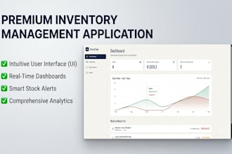 develop a custom inventory management system or stock app