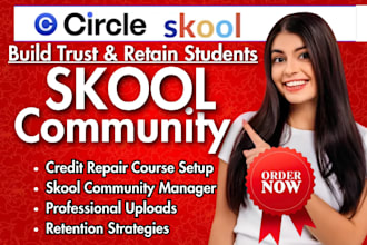 skool community platform online elearning course promotion skool manager