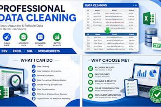 develop python scripts for data cleaning and analysis