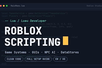 script anything for your roblox game in lua