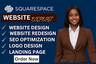 do modern squarespace design or redesign